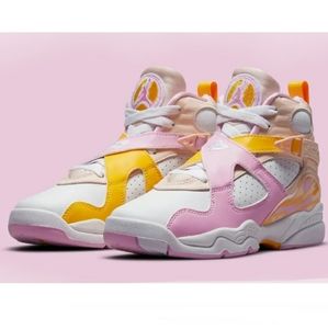 Nike Air Jordan 8 Retro 'Light Arctic Pink' Sneakers 7.5